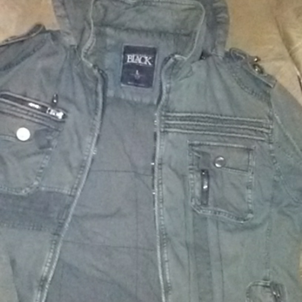 Buckle black slim fit jacket SzL